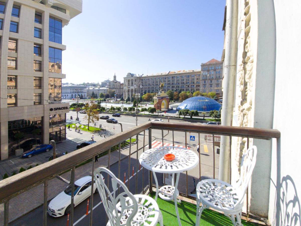 Home-Hotel Apartments On Maidan Nezalezhnosti Square Kiev Bagian luar foto